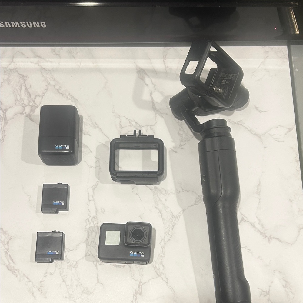 GoPro Black Camera with Accessories Set